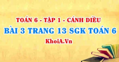 Bài 3 trang 13 SGK Toán 6 tập 1 Cánh Diều